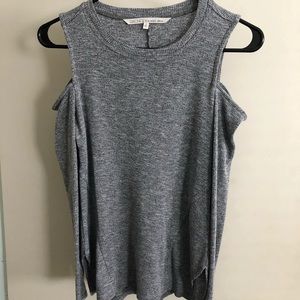 Rachel Roy Long Sleeve Open Shoulder Top